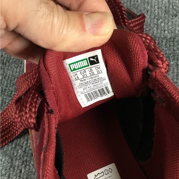 Puma suede sneakers large shoelace children size 5.5 - Picture 8 of 9